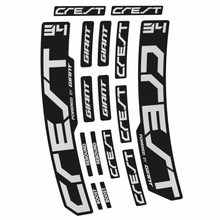 Load image into Gallery viewer, Decal Giant Crest 34 RCL, Fork 29, bike sticker vinyl
