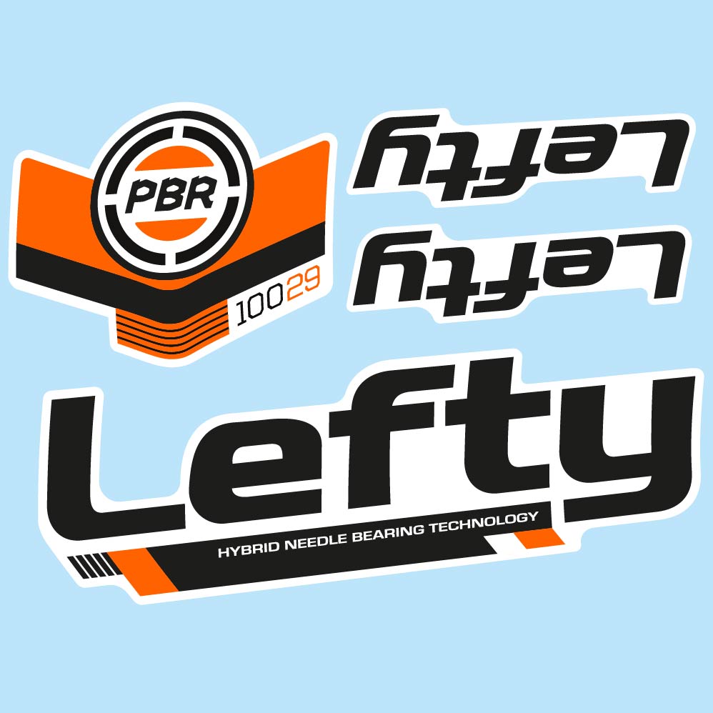 Aufkleber Cannondale Lefty PBR 100 29 2016, Gabel, Fahrradaufkleber Vinyl
