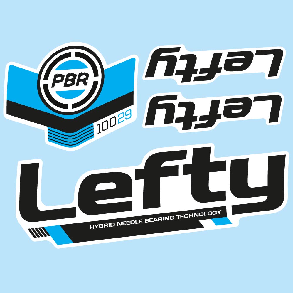 Aufkleber Cannondale Lefty PBR 100 29 2016, Gabel, Fahrradaufkleber Vinyl
