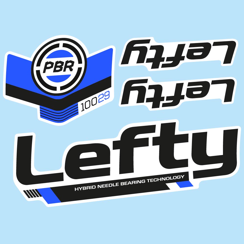 Aufkleber Cannondale Lefty PBR 100 29 2016, Gabel, Fahrradaufkleber Vinyl