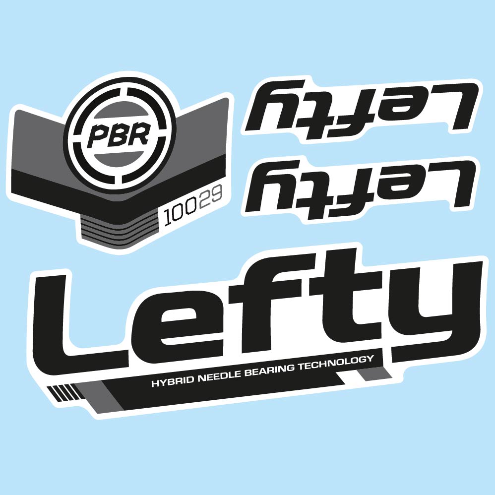 Aufkleber Cannondale Lefty PBR 100 29 2016, Gabel, Fahrradaufkleber Vinyl