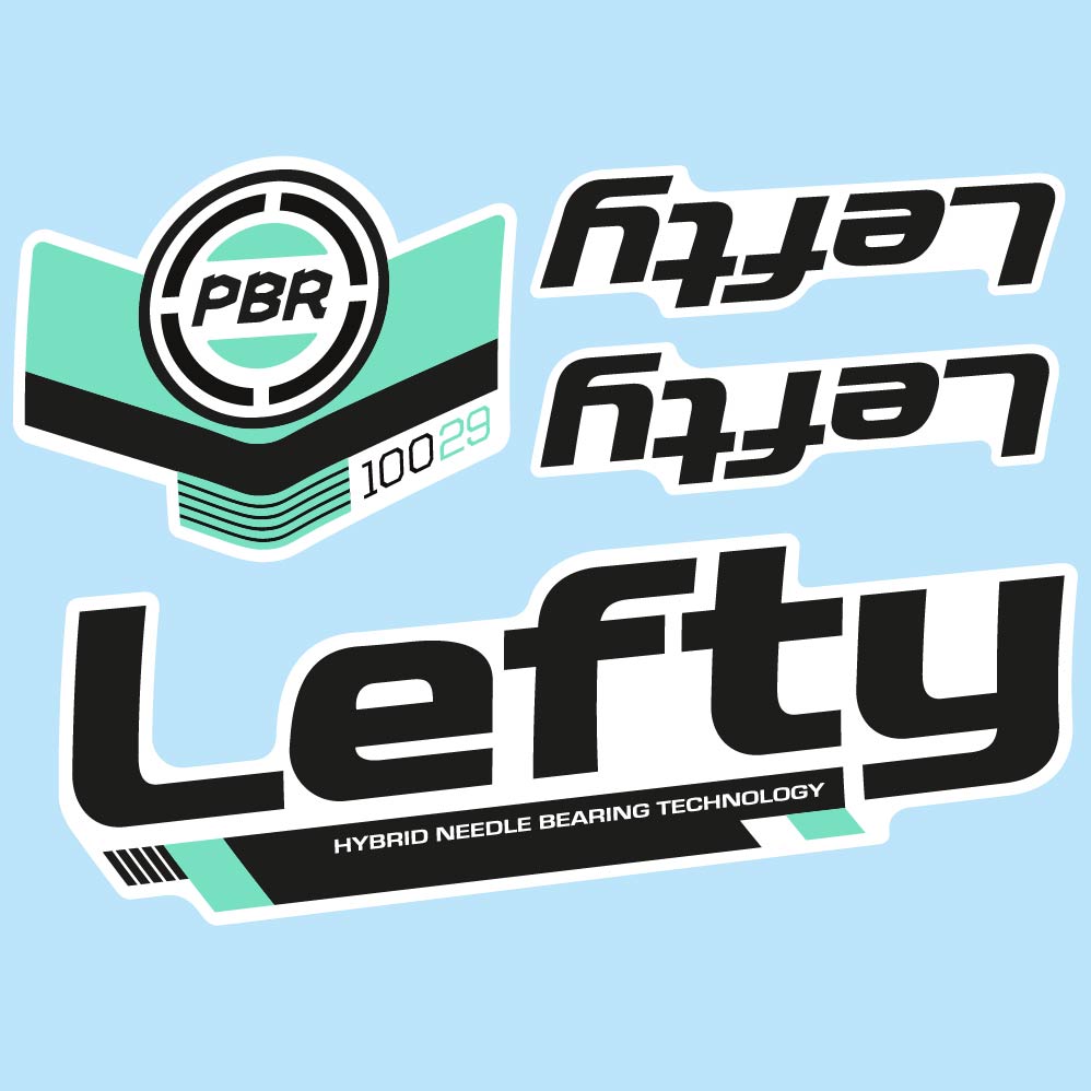 Aufkleber Cannondale Lefty PBR 100 29 2016, Gabel, Fahrradaufkleber Vinyl