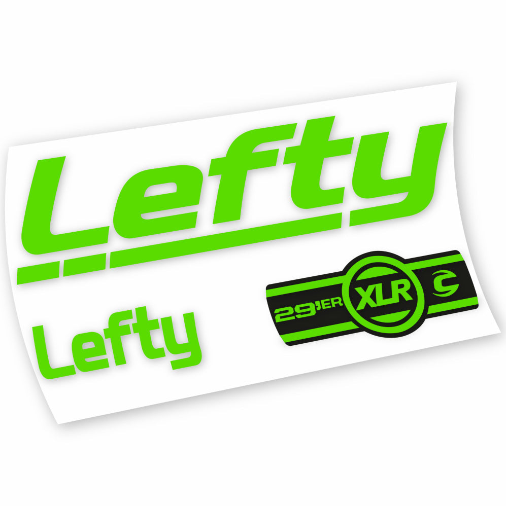 Decal Lefty XLR, Fork 29, bike sticker vinyl