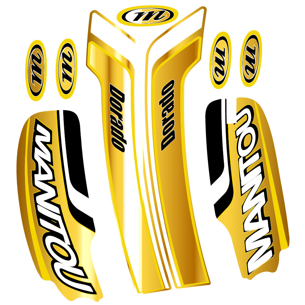 Aufkleber Manitou Dorado Pro Expert Comp 2022, Gabel 29, Fahrradaufkleber Vinyl
