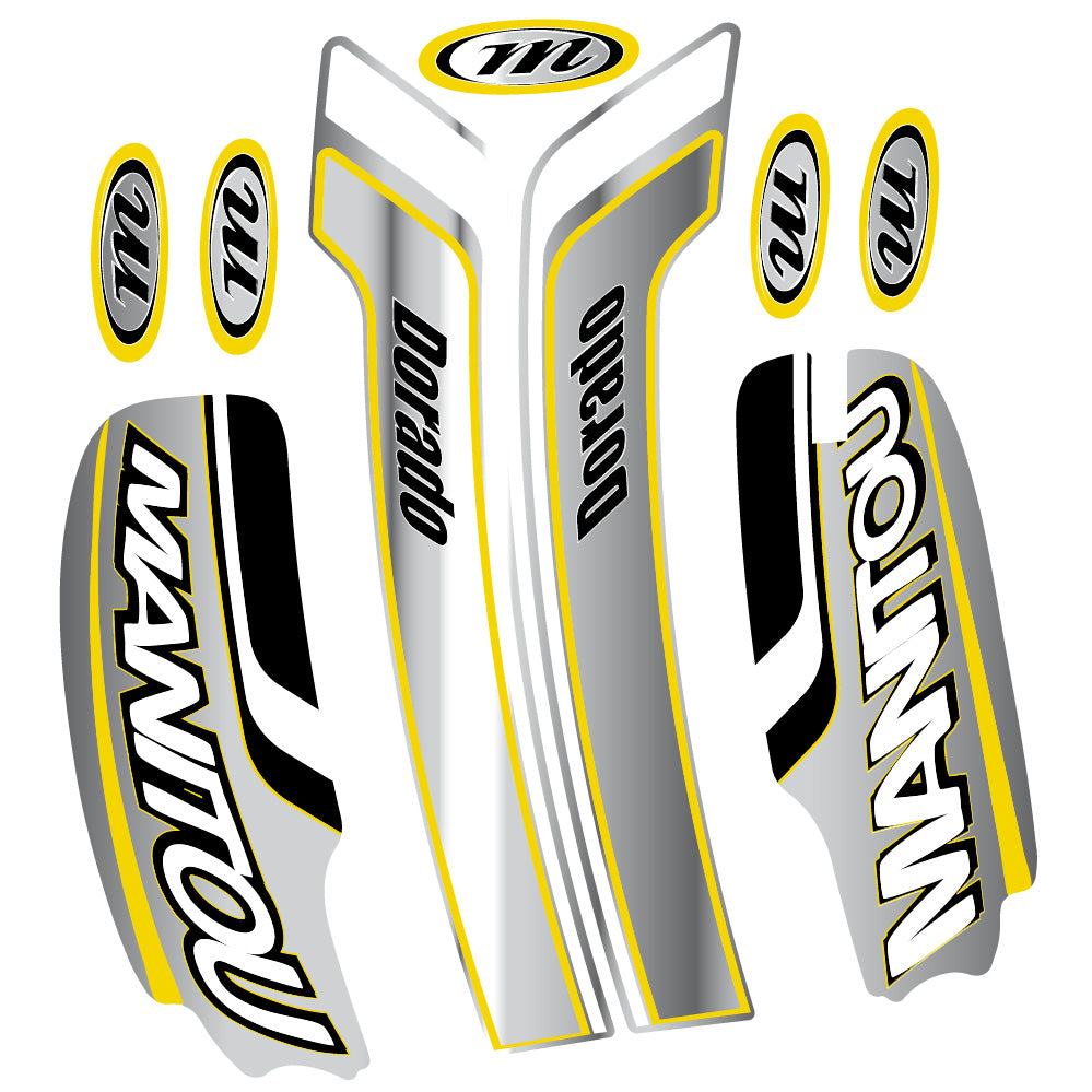 Aufkleber Manitou Dorado Pro Expert Comp 2022, Gabel 29, Fahrradaufkleber Vinyl