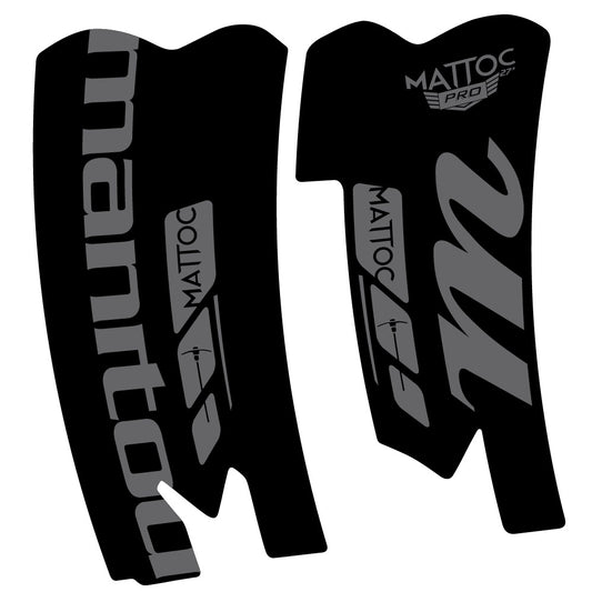 Trafc Grey decal for Manitou Mattoc Pro SSP 2015 fork 29" – bike sticker vinyl