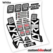 Load image into Gallery viewer, Decal Rock Shox Lyrik Select+ 2020, Fork, bike sticker vinyl
