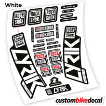 Load image into Gallery viewer, Decal Rock Shox Lyrik Ultimate 2020, Fork, bike sticker vinyl
