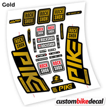 Load image into Gallery viewer, Decal Rock Shox Pike Ultimate 2020, Fork, bike sticker vinyl
