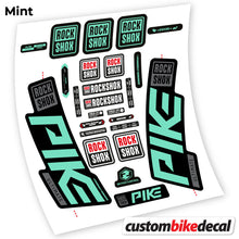 Load image into Gallery viewer, Decal Rock Shox Pike Ultimate 2020, Fork, bike sticker vinyl
