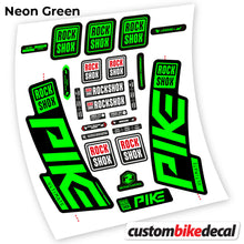 Load image into Gallery viewer, Decal Rock Shox Pike Ultimate 2020, Fork, bike sticker vinyl
