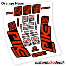 Load image into Gallery viewer, Decal Rock Shox Pike Ultimate 2020, Fork, bike sticker vinyl
