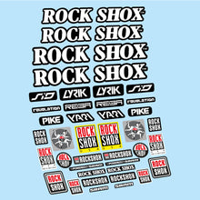 Load image into Gallery viewer, Decal Rock Shox Retro Vintage, Fork 29, bike sticker vinyl
