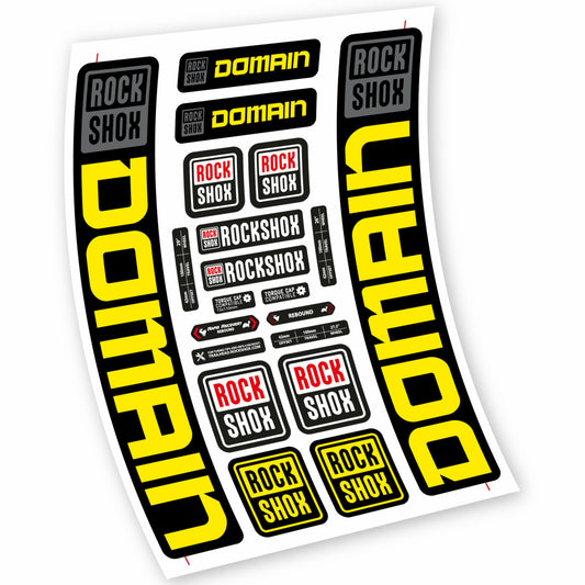 Decals Compatible with RockShox Domain 29” Gabel – 2021 to 2025 Models | MTB Vinyl Aufkleber