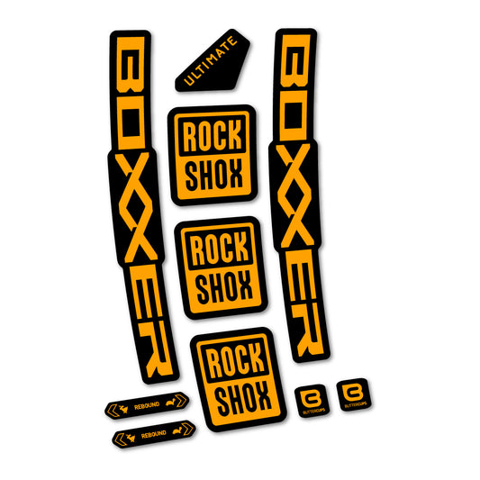 Stickers for RockShox Boxxer Ultimate 2027, Fork vinyl decals