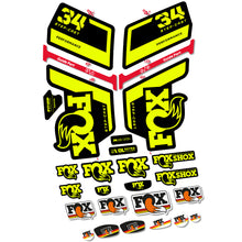 Load image into Gallery viewer, Decal FOX 34 Step Cast Performance, Fork 29, bike sticker vinyl
