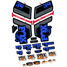 Load image into Gallery viewer, Decal FOX 34 Step Cast Performance, Fork 29, bike sticker vinyl
