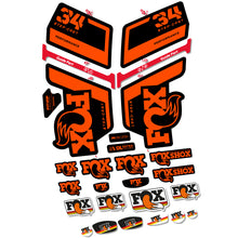 Load image into Gallery viewer, Decal FOX 34 Step Cast Performance, Fork 29, bike sticker vinyl
