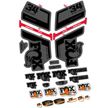 Load image into Gallery viewer, Decal FOX 34 Step Cast Performance, Fork 29, bike sticker vinyl
