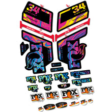 Load image into Gallery viewer, Decal FOX 34 Step Cast Performance, Fork 29, bike sticker vinyl
