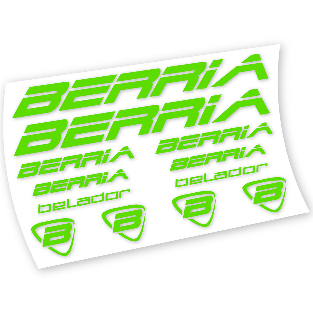 Decals, Berria Belador, Frame, Bike sticker vinyl