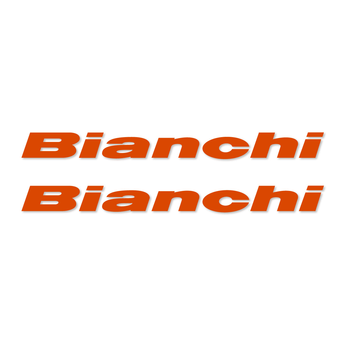 Stickers for Bianchi frame logo, vinyl decals - Clay