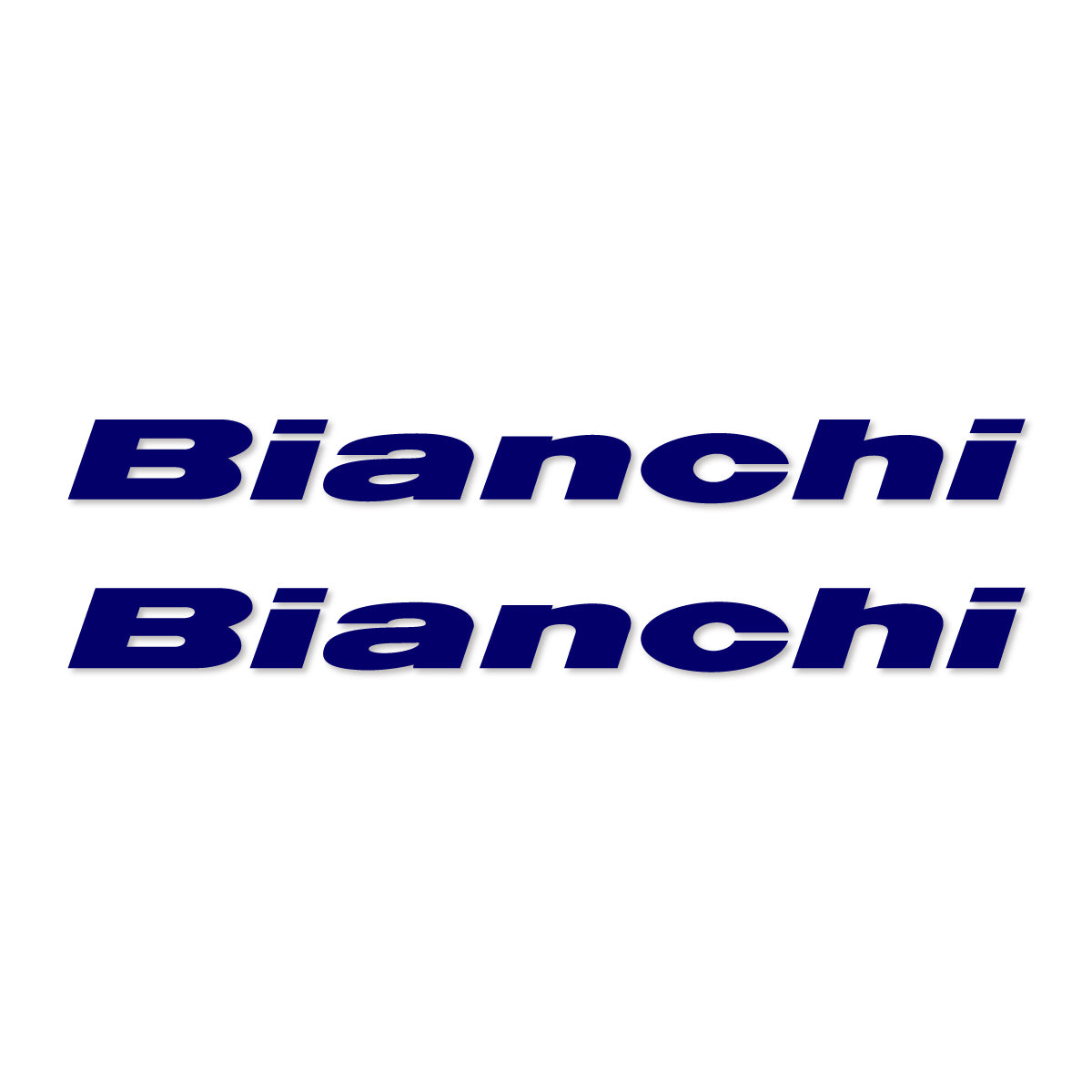 Stickers for Bianchi frame logo, vinyl decals - Scandinavian Blue