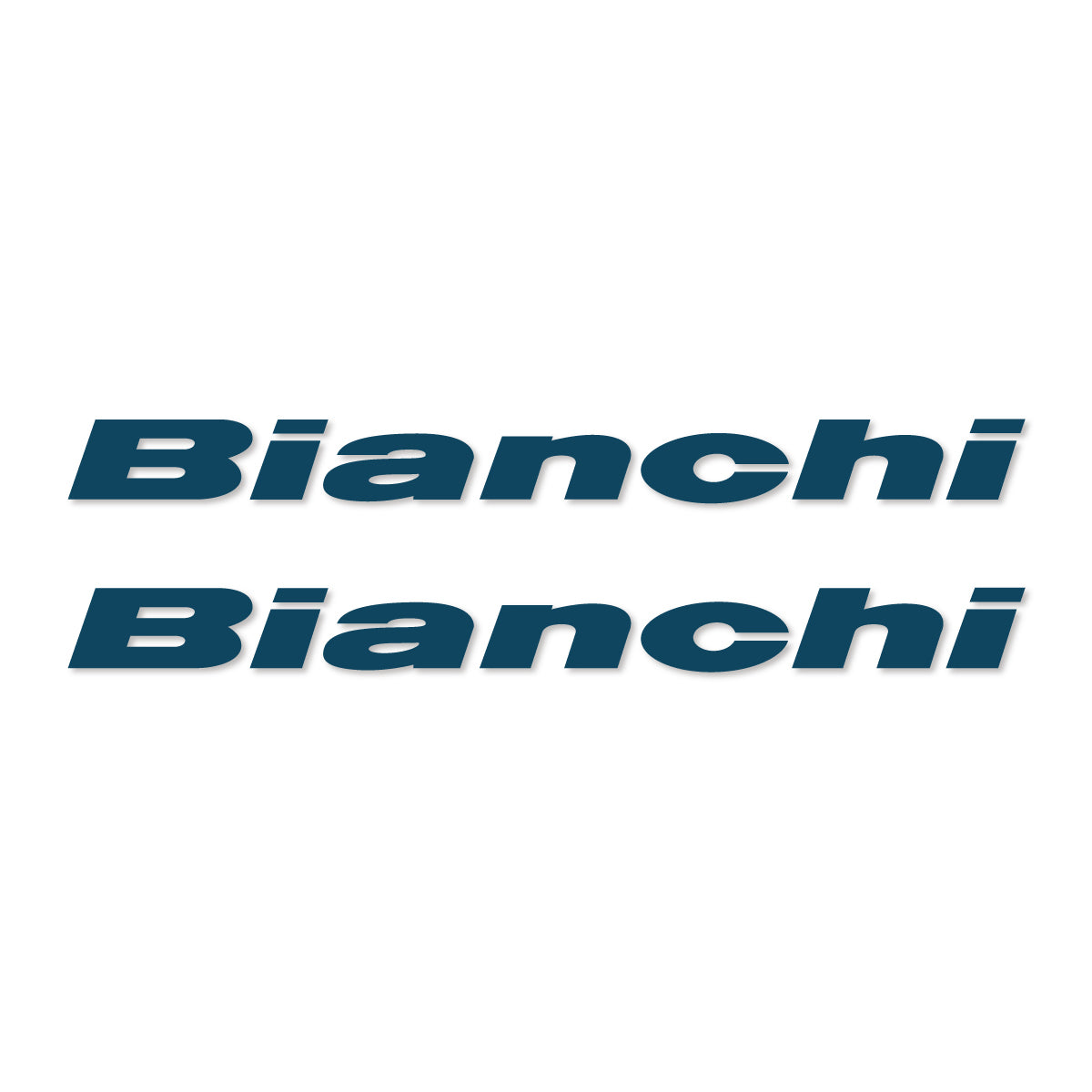 Stickers for Bianchi frame logo, vinyl decals - Dark Lake