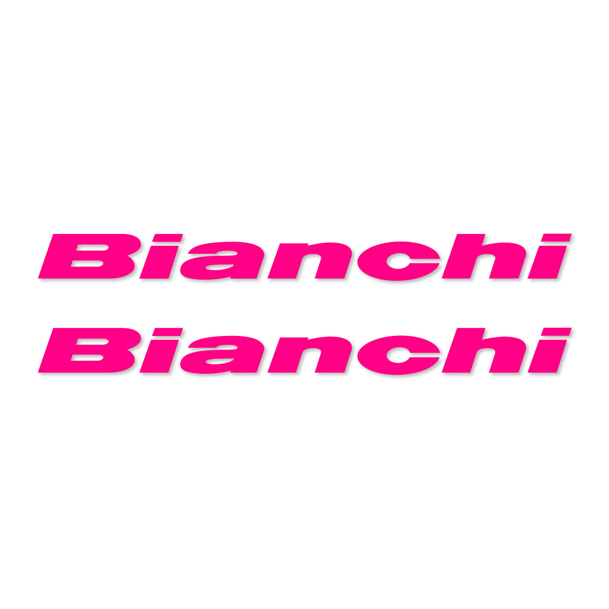Stickers for Bianchi frame logo, vinyl decals - Fuchsia