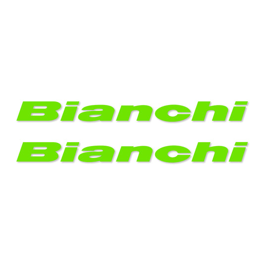 Apple Green decal for Bianchi logo frame – bike sticker vinyl