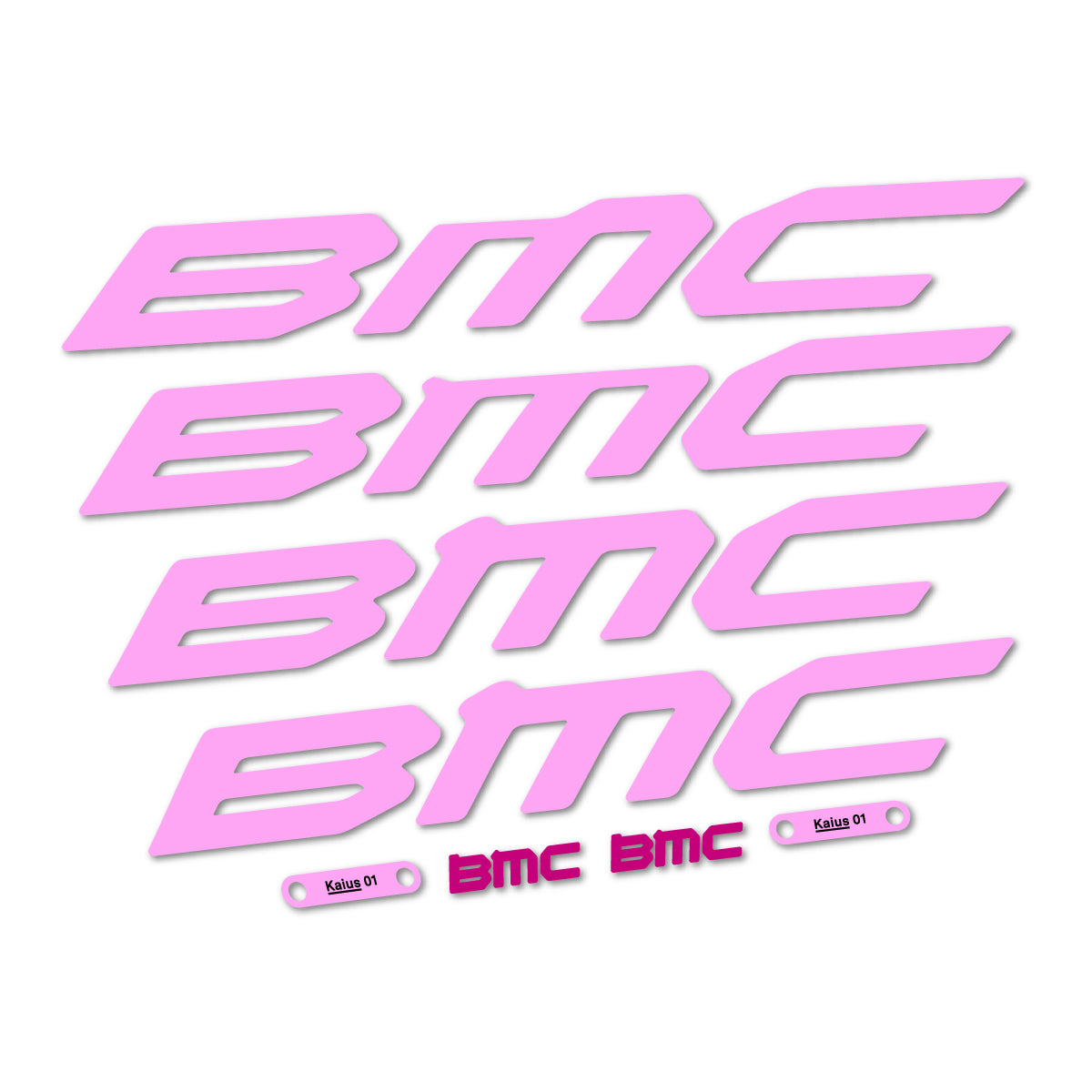 Stickers for BMC Kaius 01 2027, Frame vinyl decals - Light Lilac