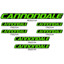 Load image into Gallery viewer, Decals, Cannondale, Frame, Bike sticker vinyl
