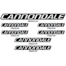 Load image into Gallery viewer, Decals, Cannondale, Frame, Bike sticker vinyl
