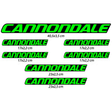 Load image into Gallery viewer, Decals, Cannondale, Frame, Bike sticker vinyl
