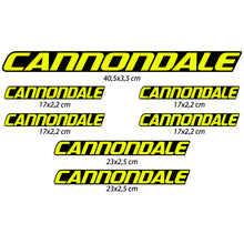 Load image into Gallery viewer, Decals, Cannondale, Frame, Bike sticker vinyl
