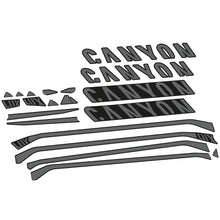 Load image into Gallery viewer, Decal Canyon Lux CF 7 2021, Frame, bike sticker vinyl
