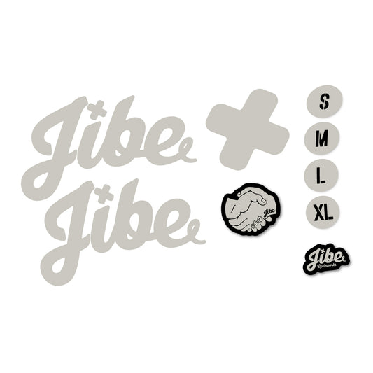 Light Grey decal for Jibe Tasmanian Devil 2025-2026 frame – bike sticker vinyl