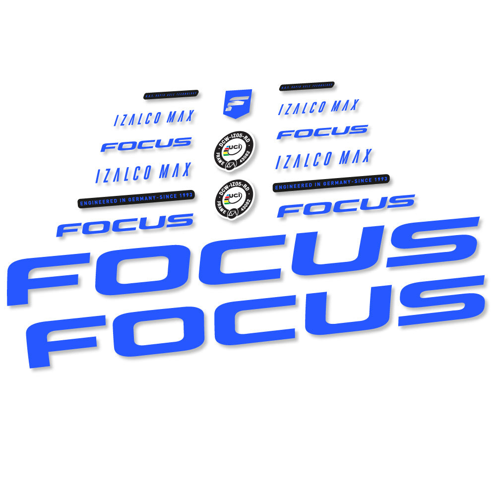 Decal Focus Izalco Max 9.7, Frame, bike sticker vinyl