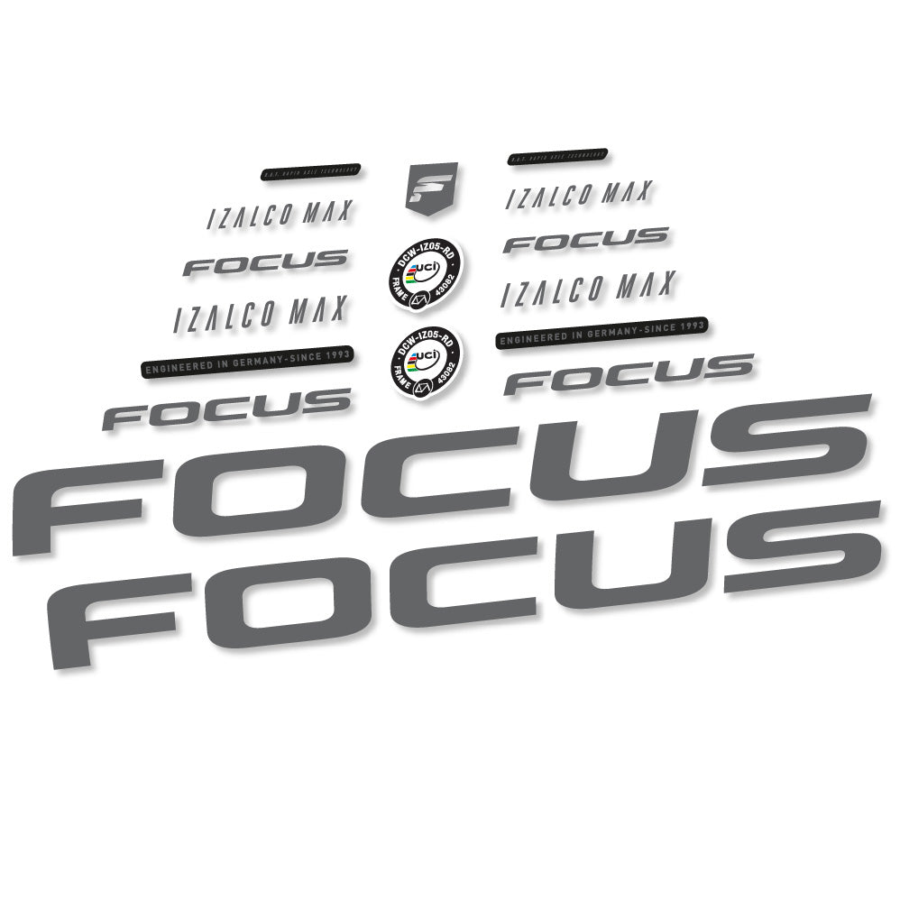 Decal Focus Izalco Max 9.7, Frame, bike sticker vinyl