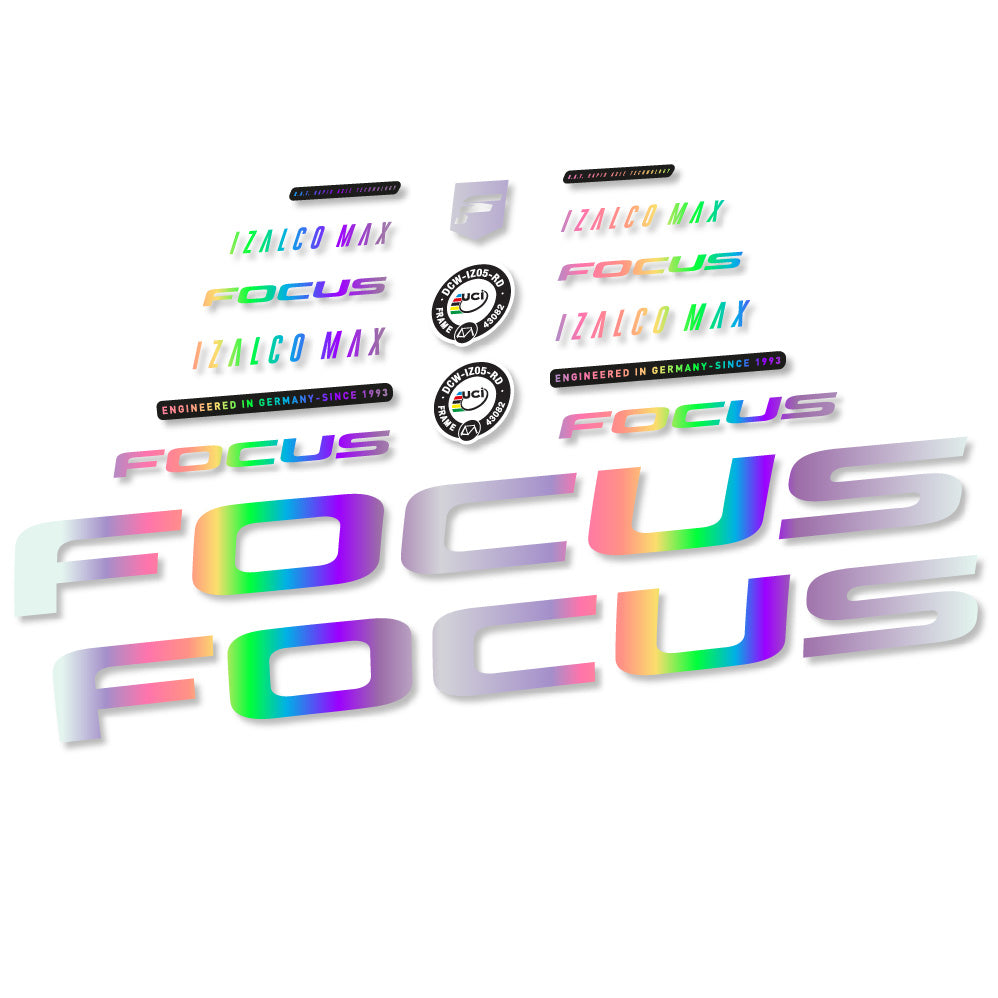 Decal Focus Izalco Max 9.7, Frame, bike sticker vinyl