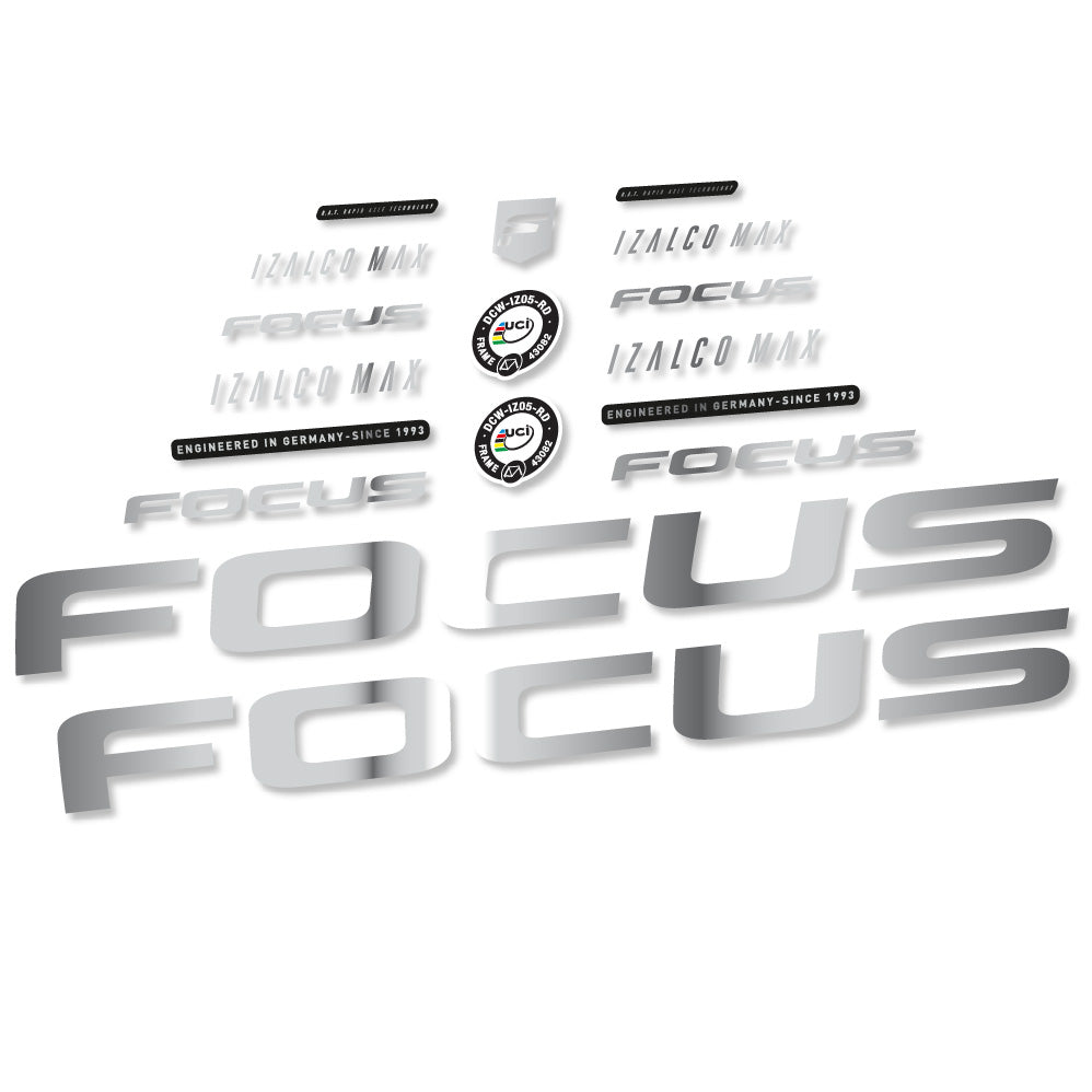 Decal Focus Izalco Max 9.7, Frame, bike sticker vinyl