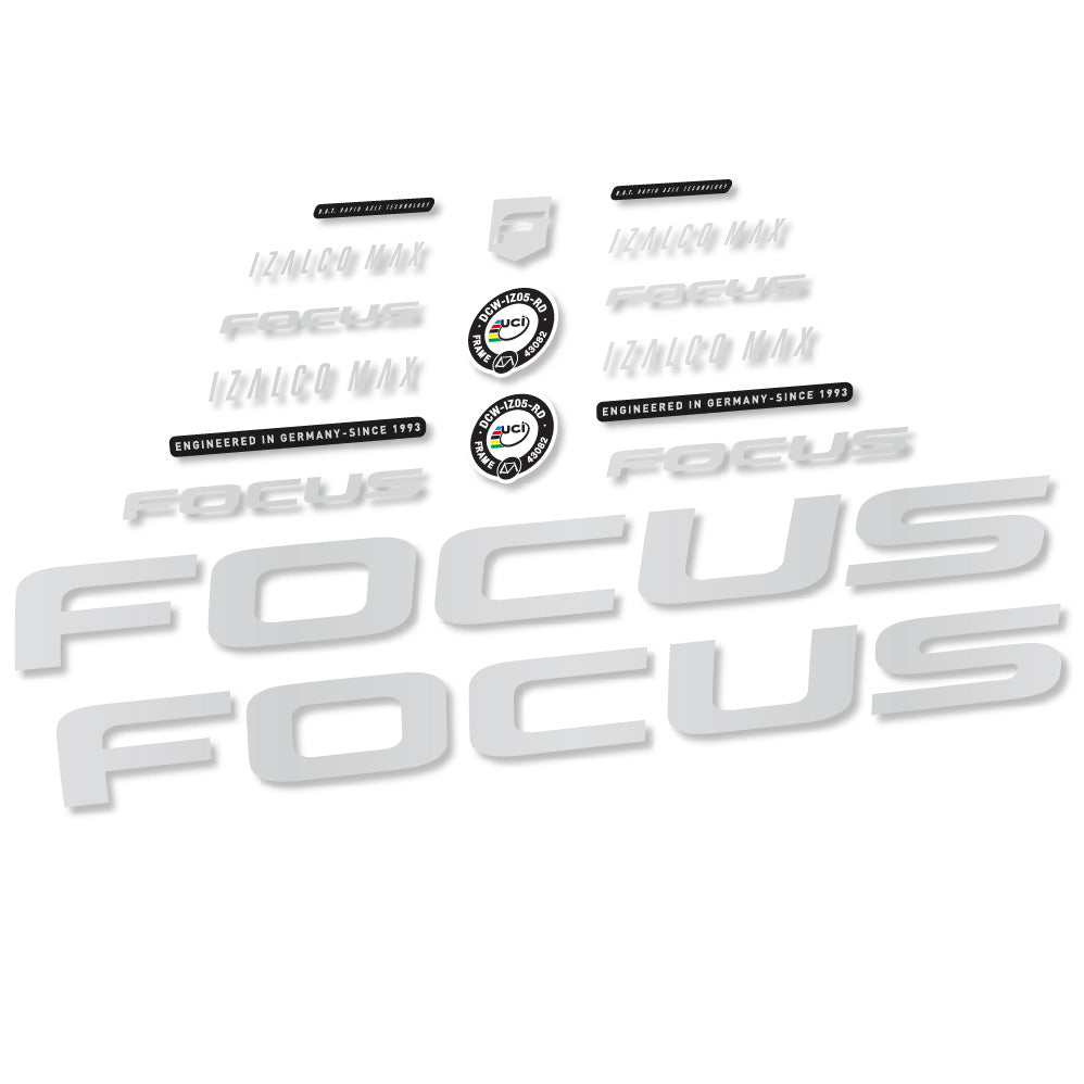 Decal Focus Izalco Max 9.7, Frame, bike sticker vinyl