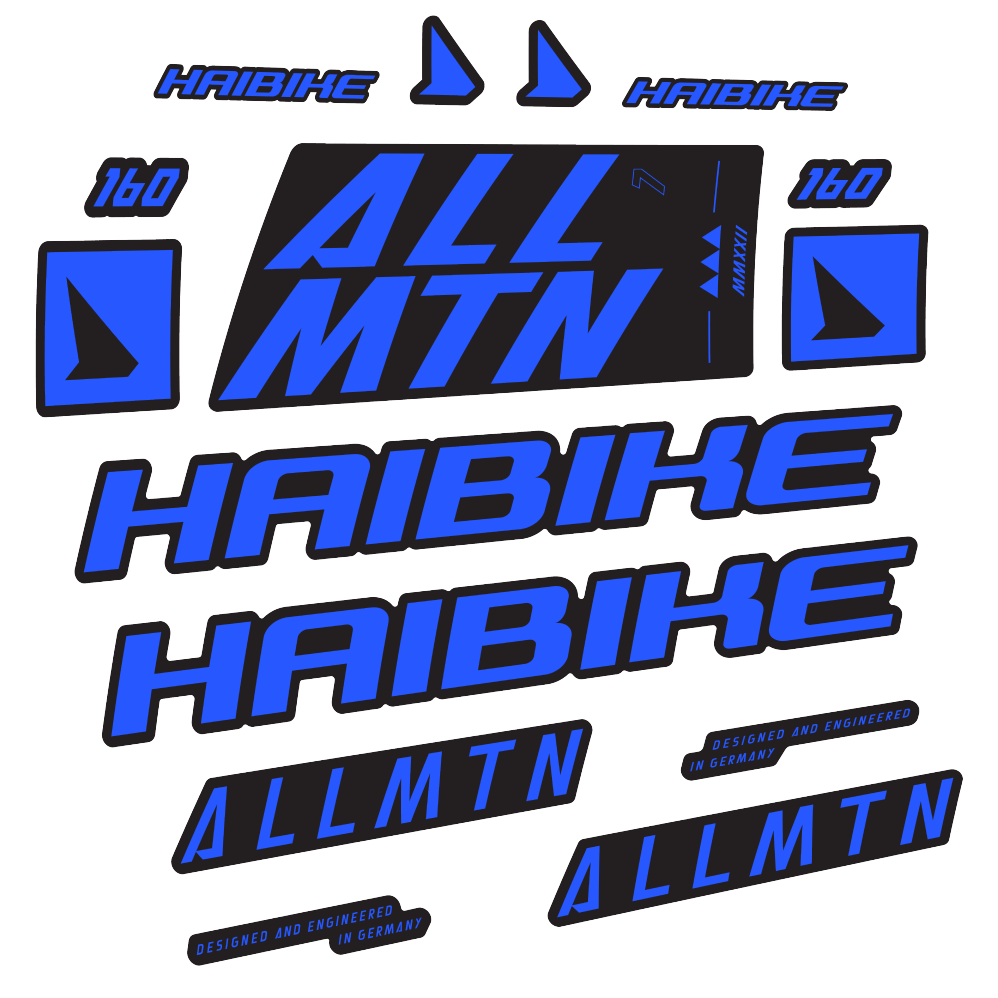 Decal Haibike Allmtn 7 2022, Frame, bike sticker vinyl