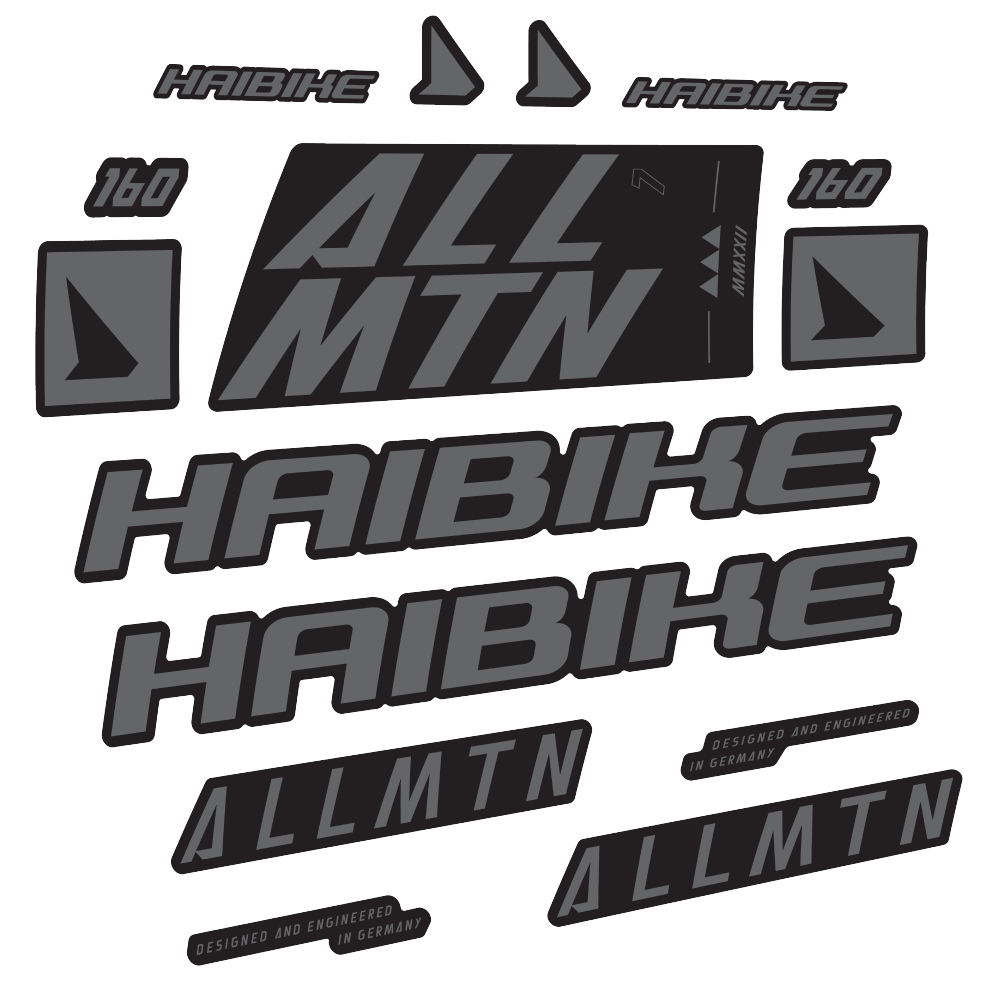 Decal Haibike Allmtn 7 2022, Frame, bike sticker vinyl