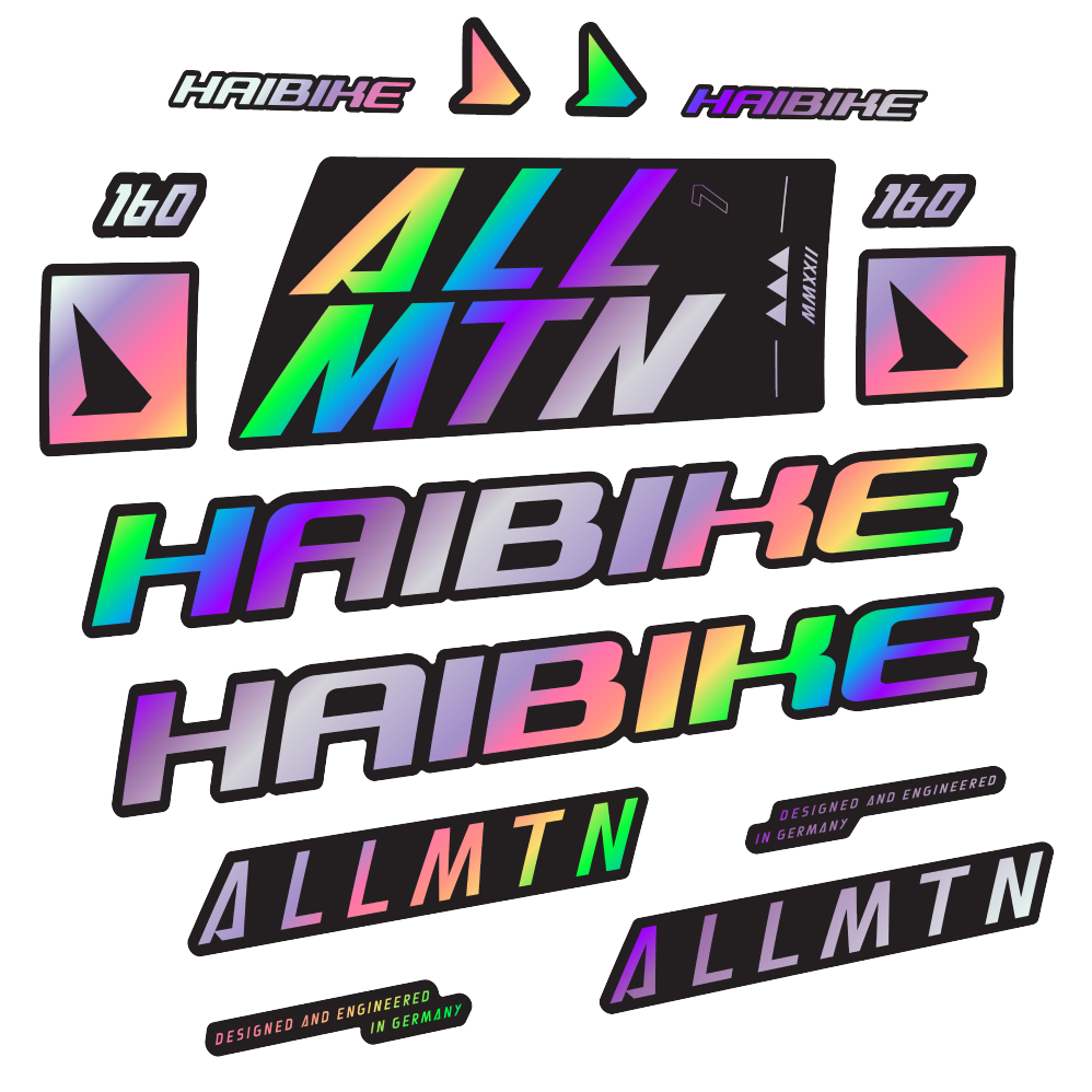 Decal Haibike Allmtn 7 2022, Frame, bike sticker vinyl