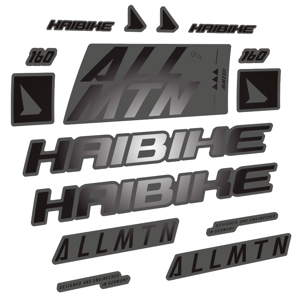 Decal Haibike Allmtn 7 2022, Frame, bike sticker vinyl