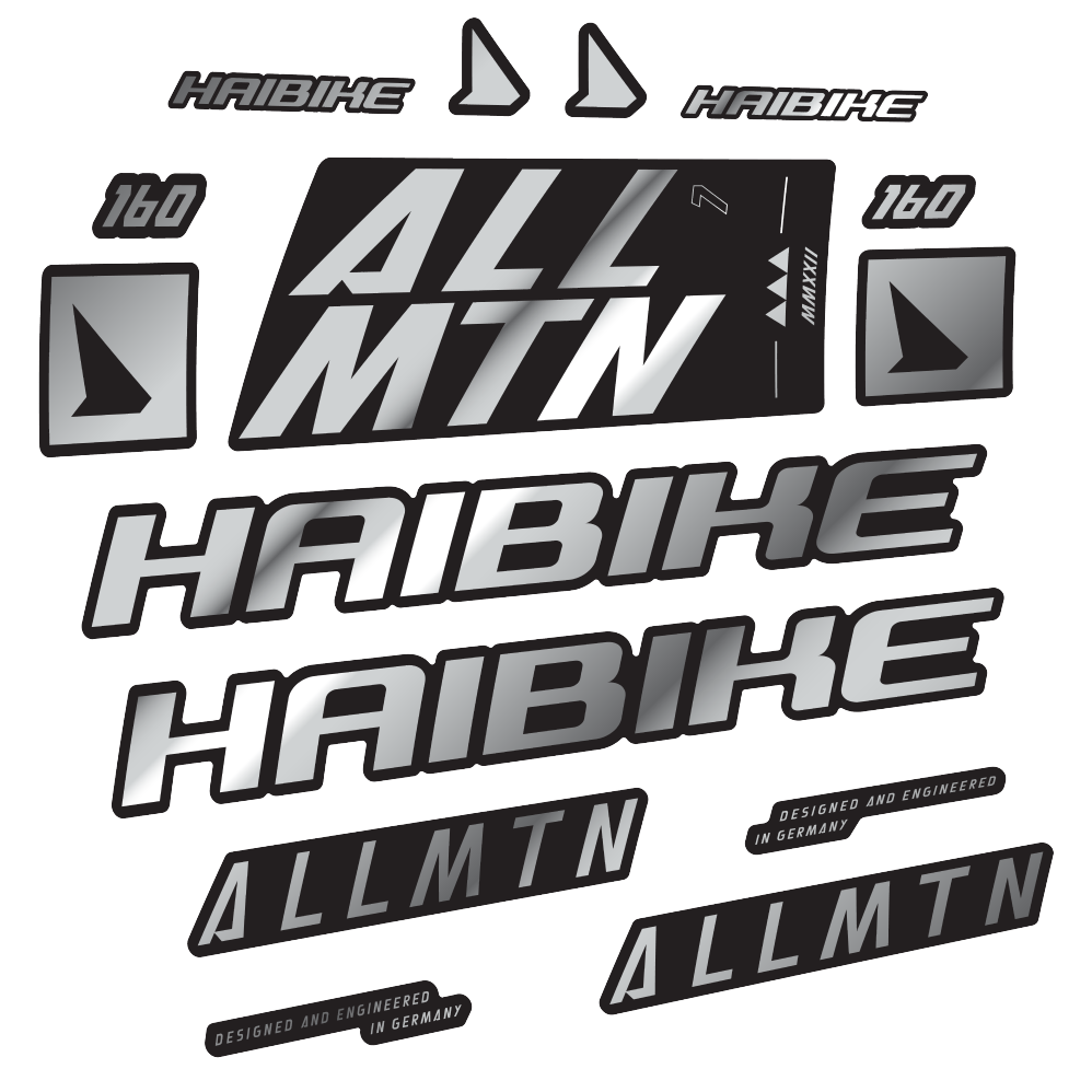 Decal Haibike Allmtn 7 2022, Frame, bike sticker vinyl
