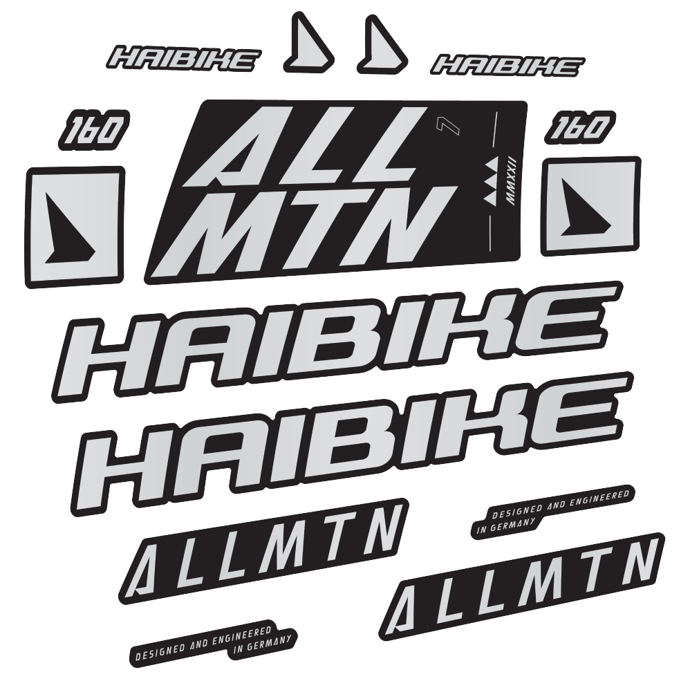 Decal Haibike Allmtn 7 2022, Frame, bike sticker vinyl