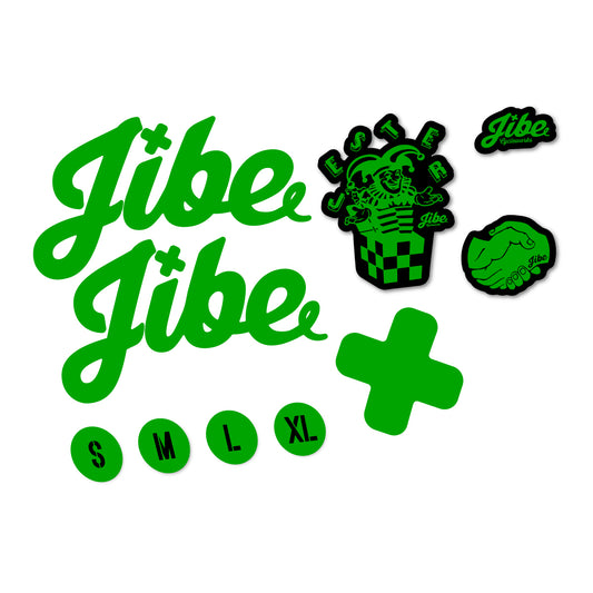 Green decal for Jibe Jester 2025-2026 frame – bike sticker vinyl