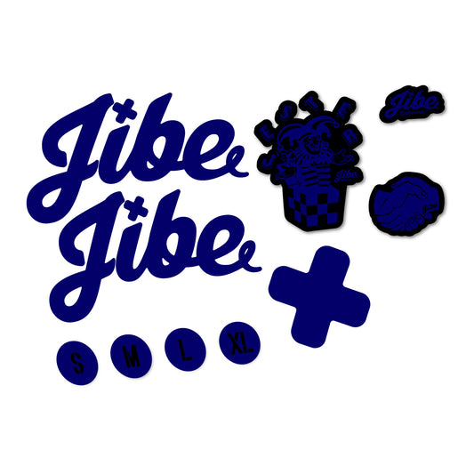 Scandinavian Blue decal for Jibe Jester 2025-2026 frame – bike sticker vinyl